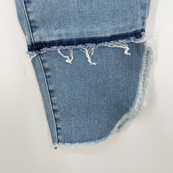 J BRAND Ruby High Rise Cigarette Curved Raw Hem Cropped Ankle Jeans Size 27 - Picture 8 of 9